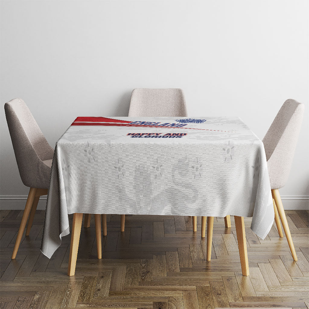 England Football WC2026 Tablecloth Three Lions - Happy And Glorious