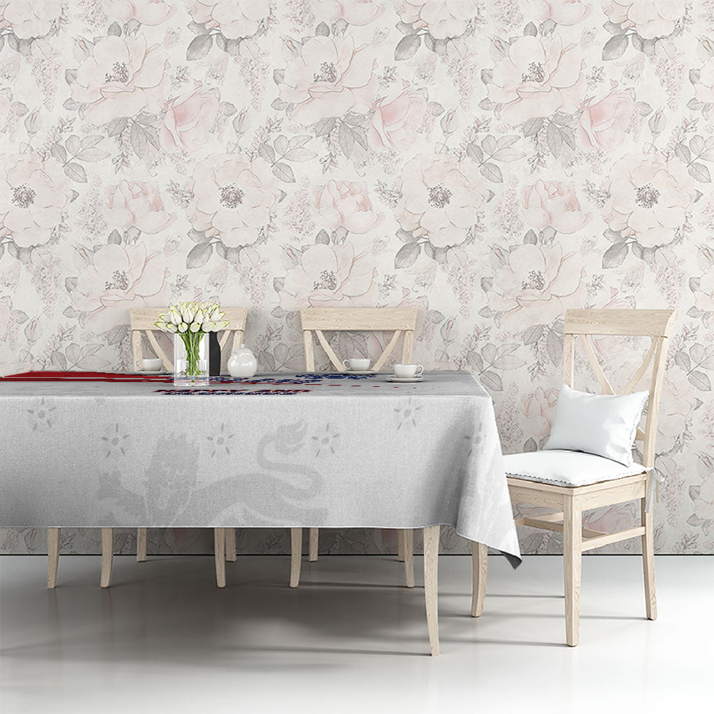 England Football WC2026 Tablecloth Three Lions - Happy And Glorious