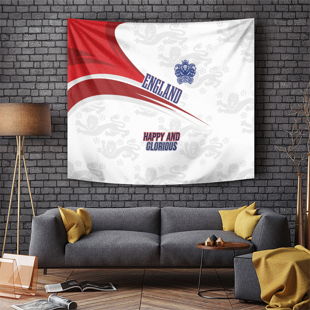 England Football WC2026 Tapestry Three Lions - Happy And Glorious