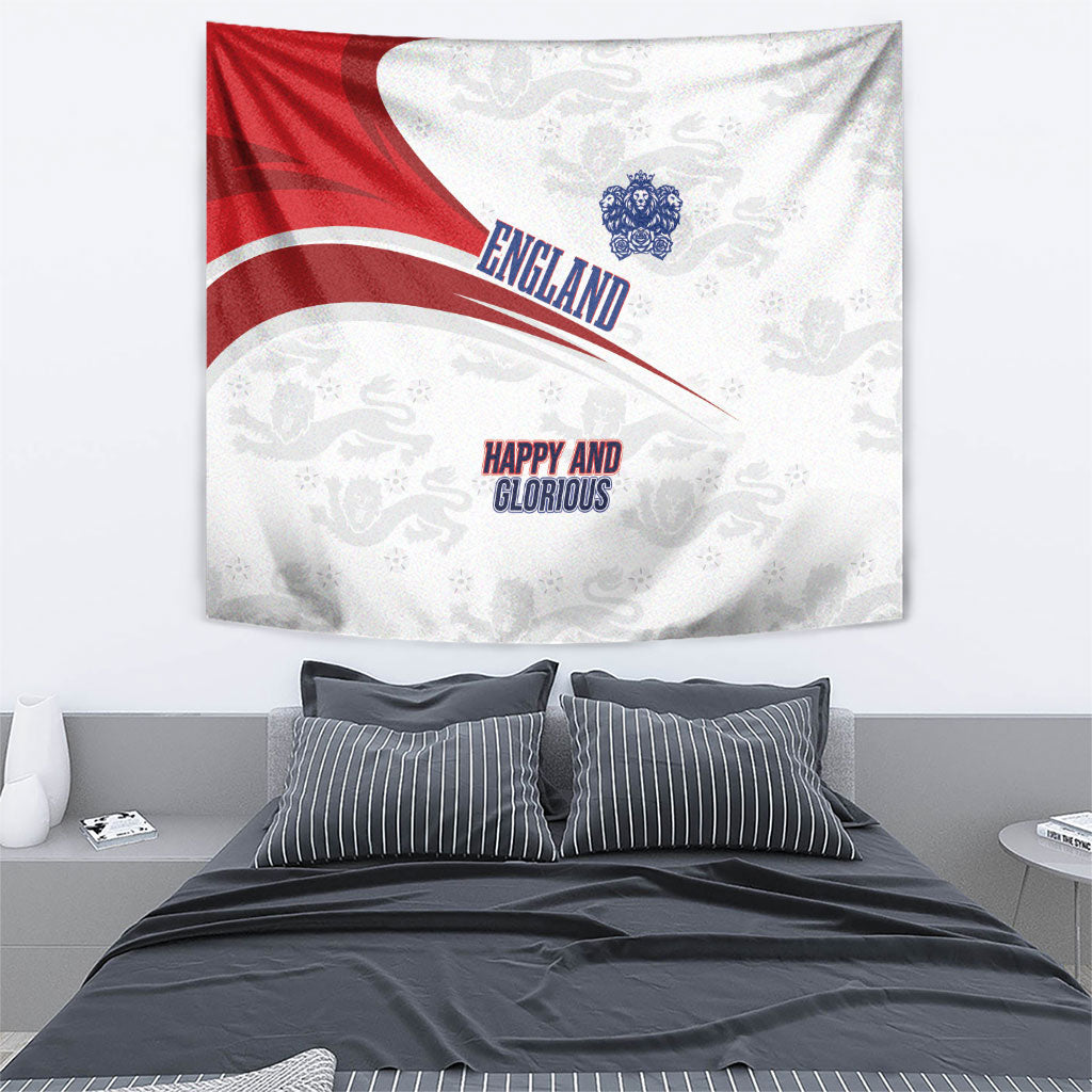 England Football WC2026 Tapestry Three Lions - Happy And Glorious