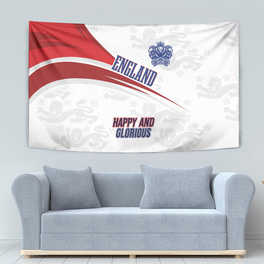 England Football WC2026 Tapestry Three Lions - Happy And Glorious
