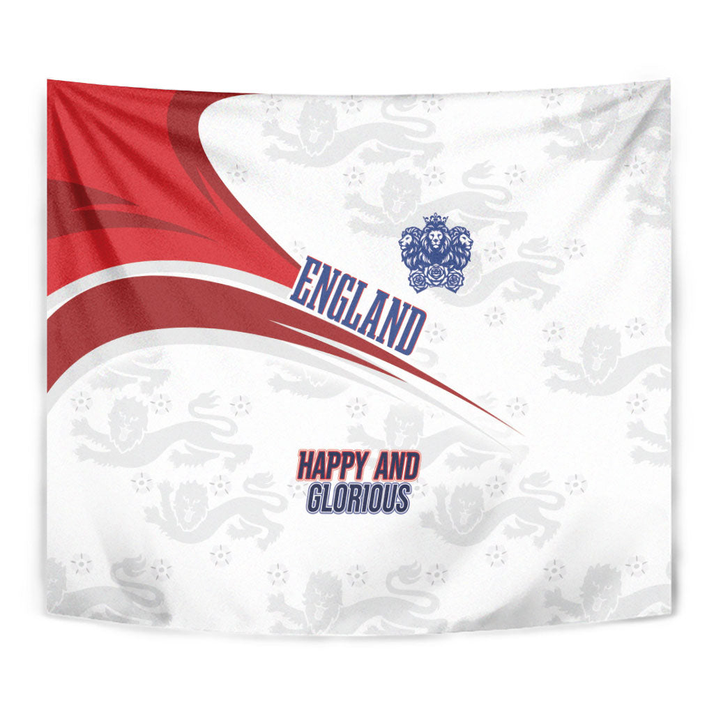 England Football WC2026 Tapestry Three Lions - Happy And Glorious