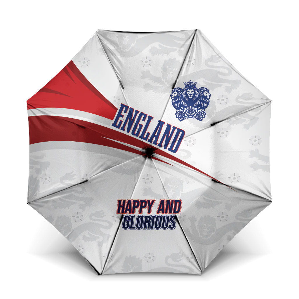 England Football WC2026 Umbrella Three Lions - Happy And Glorious