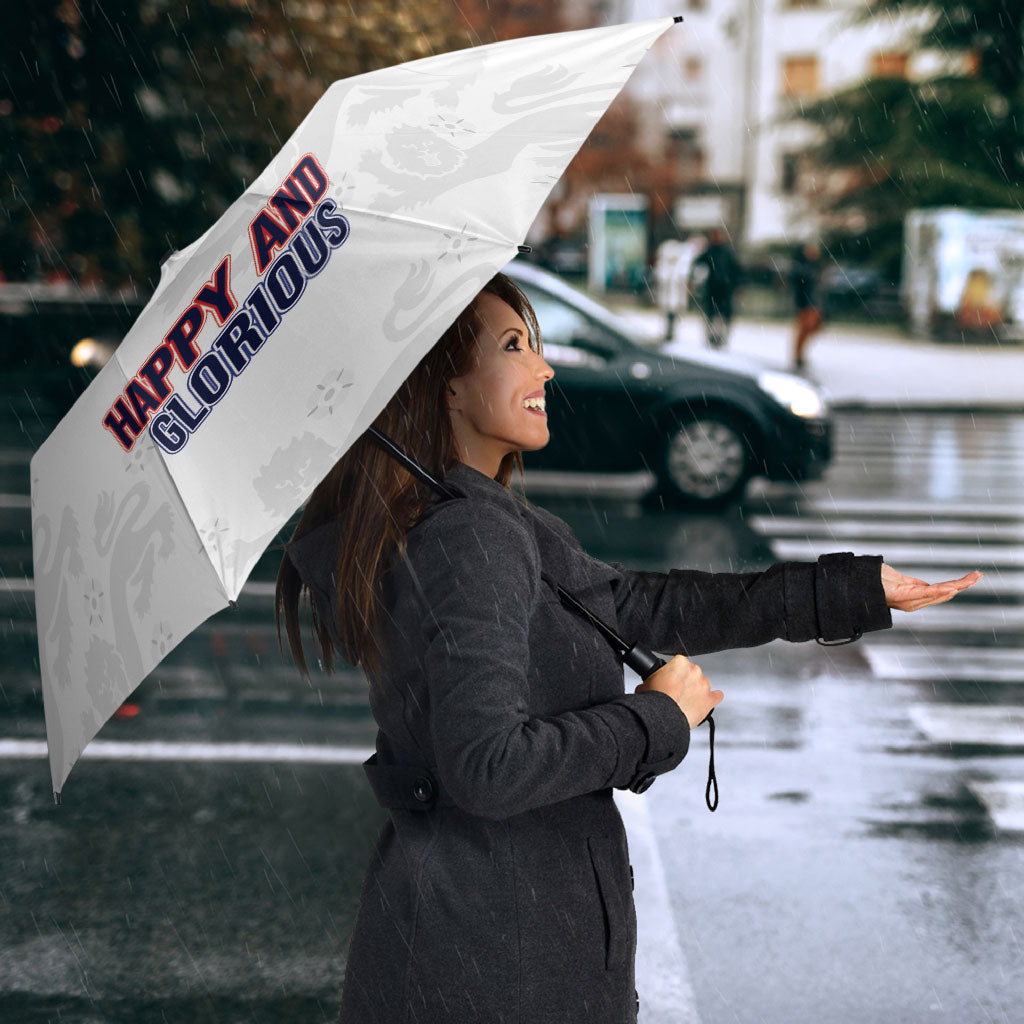 England Football WC2026 Umbrella Three Lions - Happy And Glorious