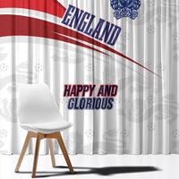 England Football WC2026 Window Curtain Three Lions - Happy And Glorious