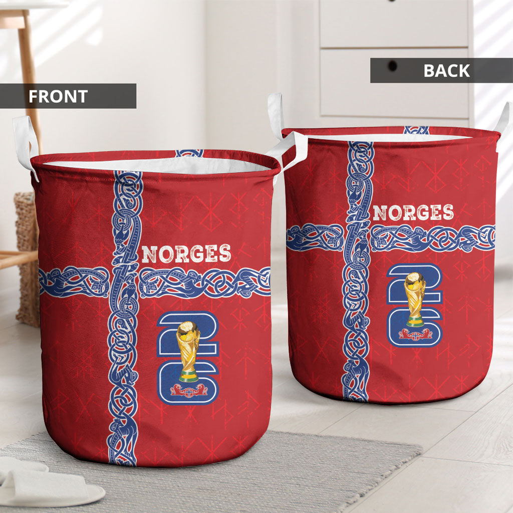 Norway Football WC2026 Laundry Basket Norges Landslaget Vikings