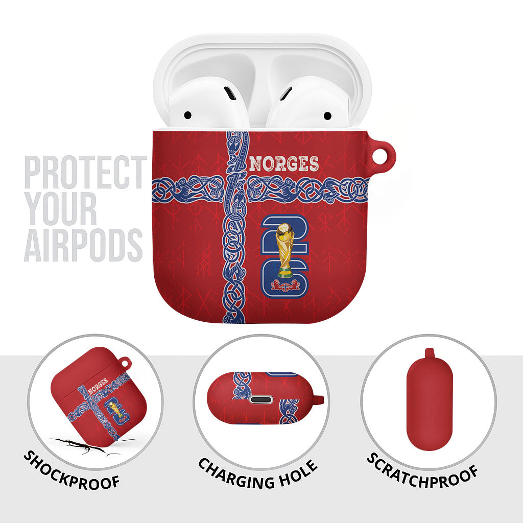 Norway Football WC2026 AirPods Case Norges Landslaget Vikings