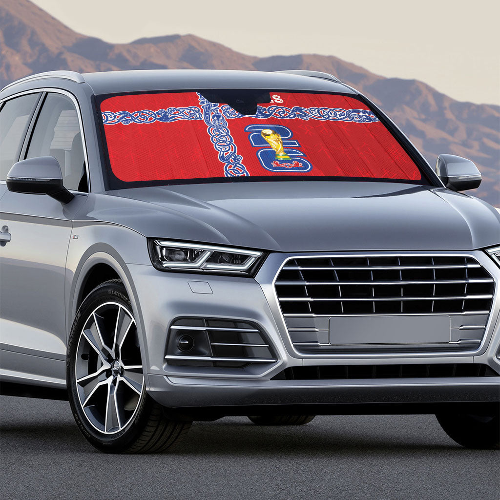 Norway Football WC2026 Auto Sun Shade Norges Landslaget Vikings