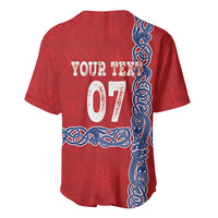 Norway Football WC2026 Custom Baseball Jersey Norges Landslaget Vikings