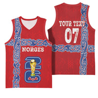 Norway Football WC2026 Custom Basketball Jersey Norges Landslaget Vikings