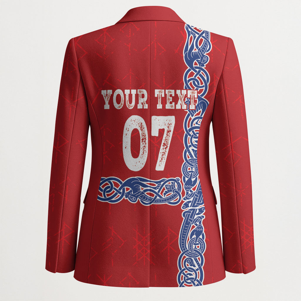 Norway Football WC2026 Custom Blazer Norges Landslaget Vikings