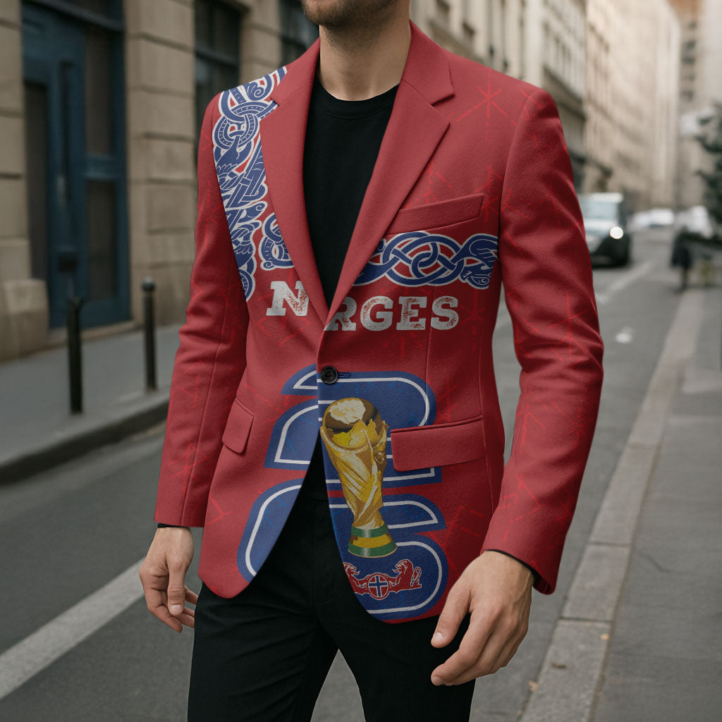 Norway Football WC2026 Custom Blazer Norges Landslaget Vikings