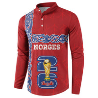 Norway Football WC2026 Custom Button Sweatshirt Norges Landslaget Vikings