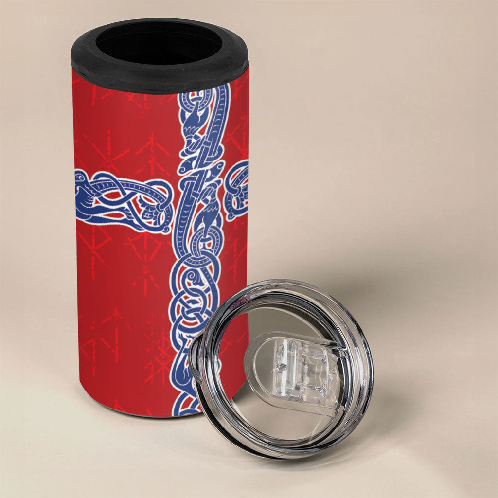 Norway Football WC2026 4 in 1 Can Cooler Tumbler Norges Landslaget Vikings