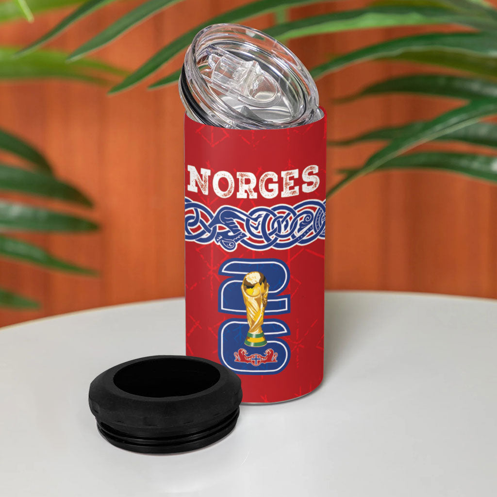 Norway Football WC2026 4 in 1 Can Cooler Tumbler Norges Landslaget Vikings