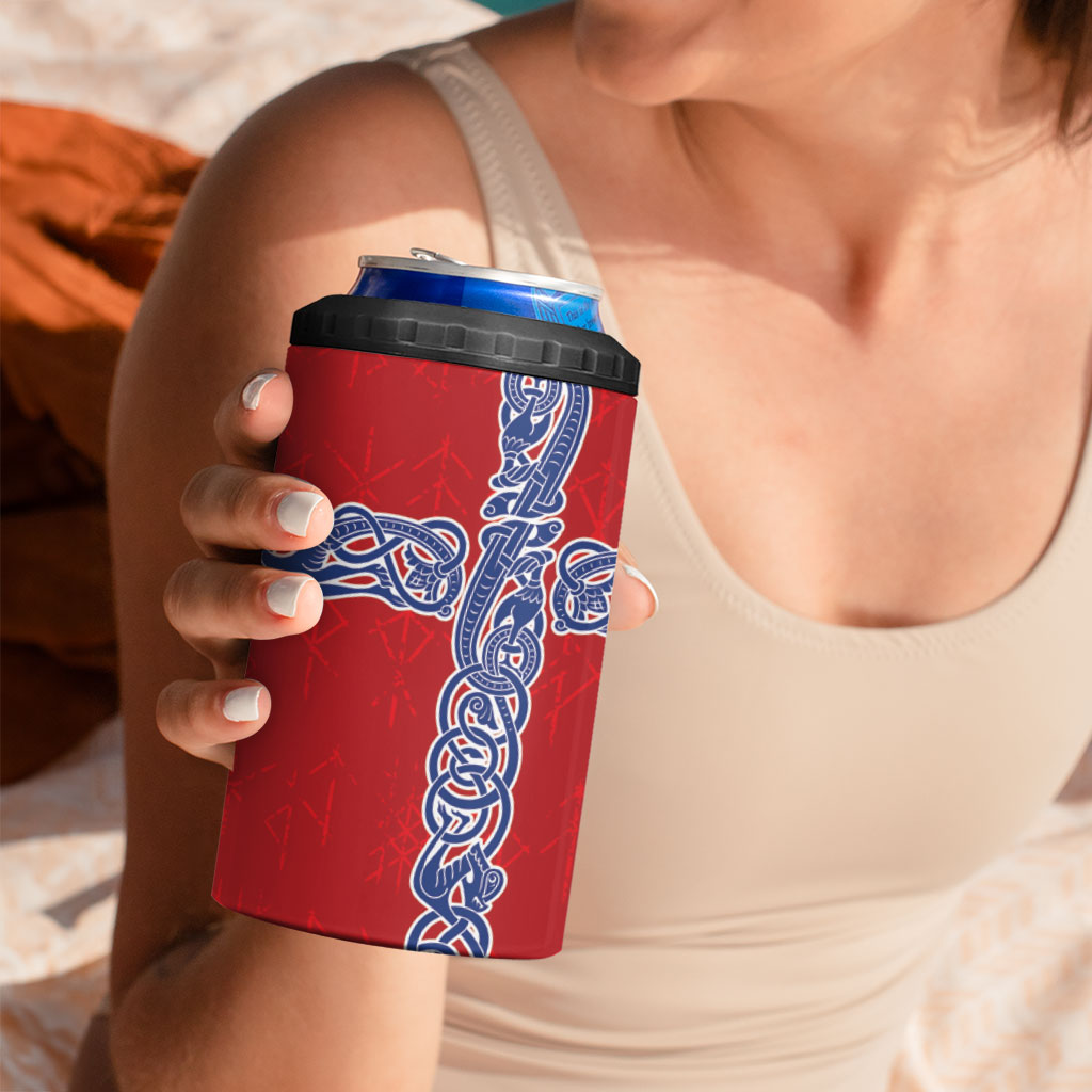 Norway Football WC2026 4 in 1 Can Cooler Tumbler Norges Landslaget Vikings