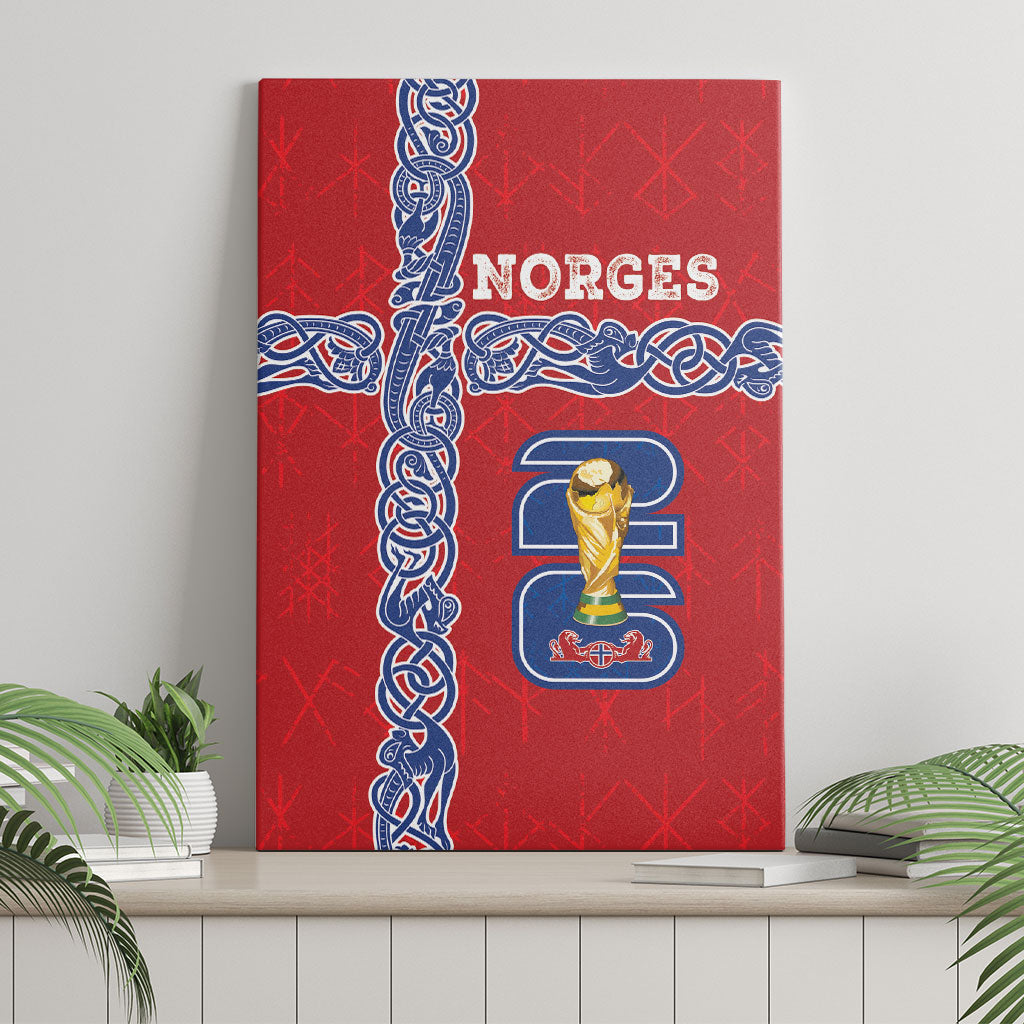 Norway Football WC2026 Canvas Wall Art Norges Landslaget Vikings