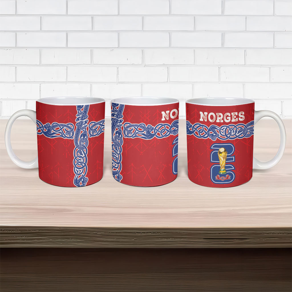 Norway Football WC2026 Ceramic Mug Norges Landslaget Vikings