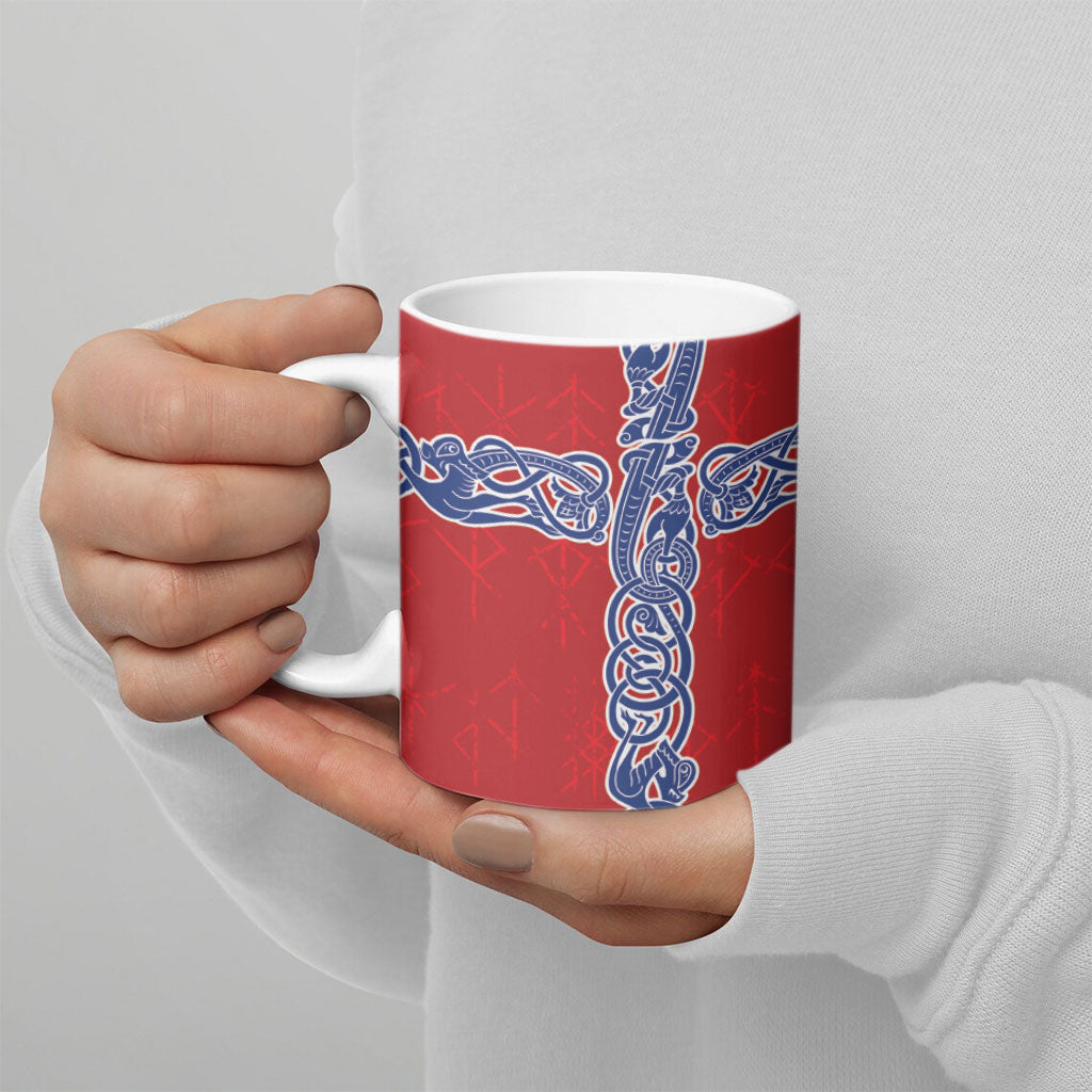 Norway Football WC2026 Ceramic Mug Norges Landslaget Vikings