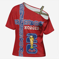 Norway Football WC2026 Custom Cross Shoulder Shirt Norges Landslaget Vikings