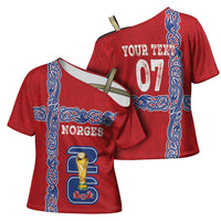 Norway Football WC2026 Custom Cross Shoulder Shirt Norges Landslaget Vikings