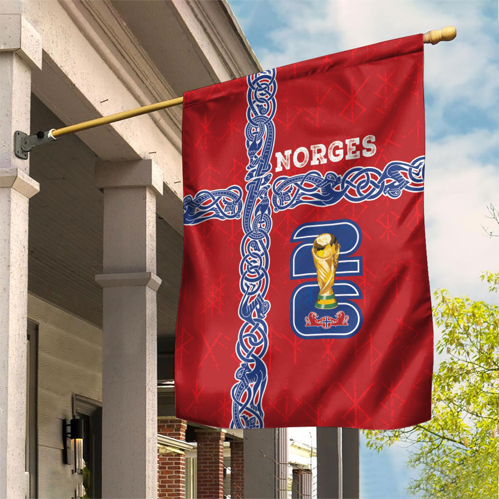 Norway Football WC2026 Garden Flag Norges Landslaget Vikings