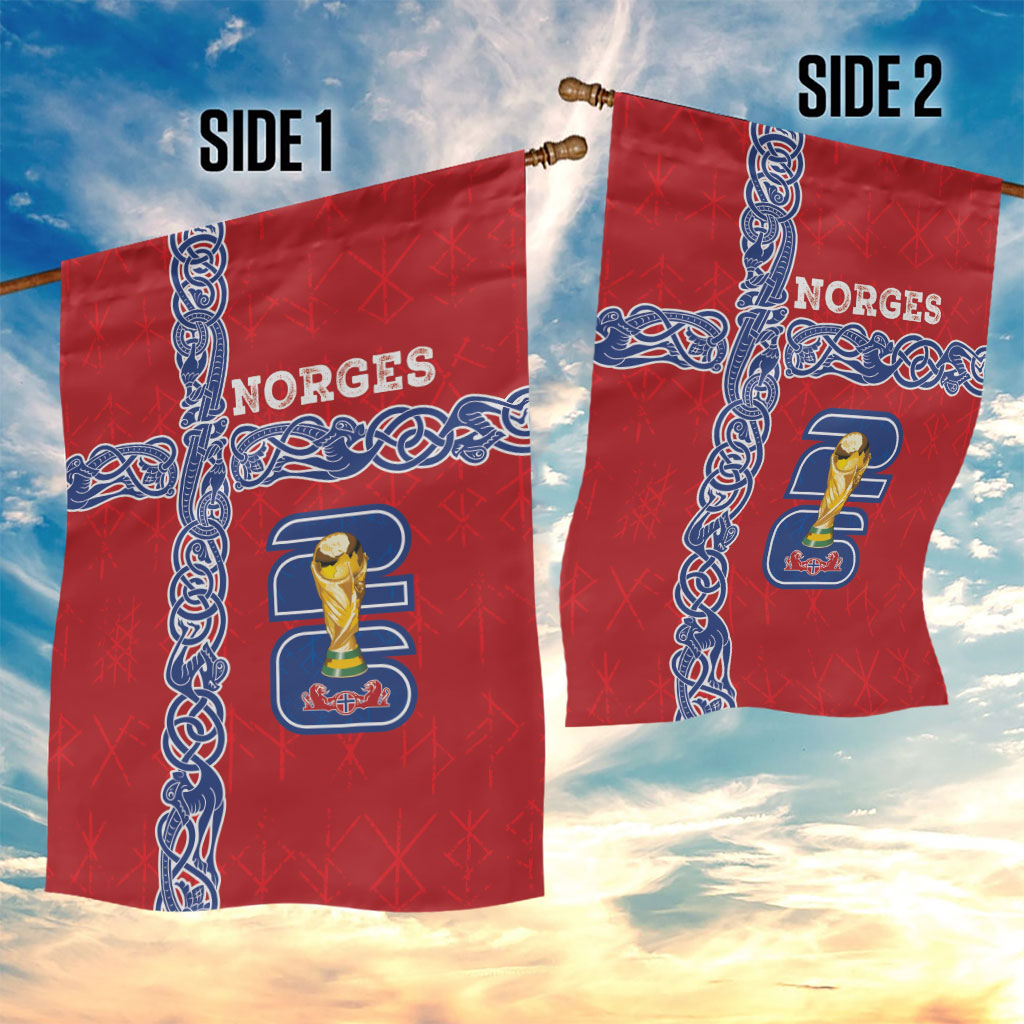 Norway Football WC2026 Garden Flag Norges Landslaget Vikings