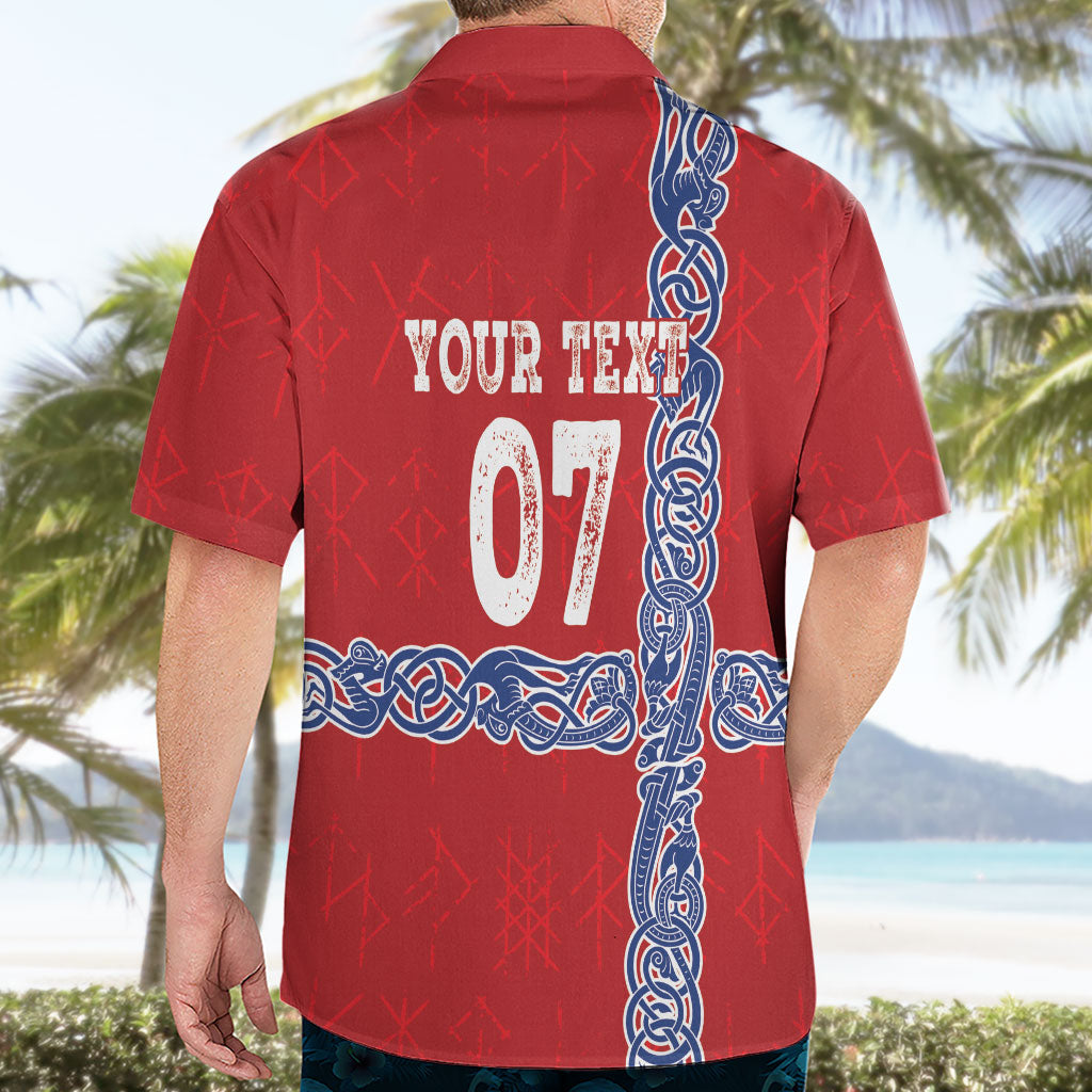 Norway Football WC2026 Custom Hawaiian Shirt Norges Landslaget Vikings