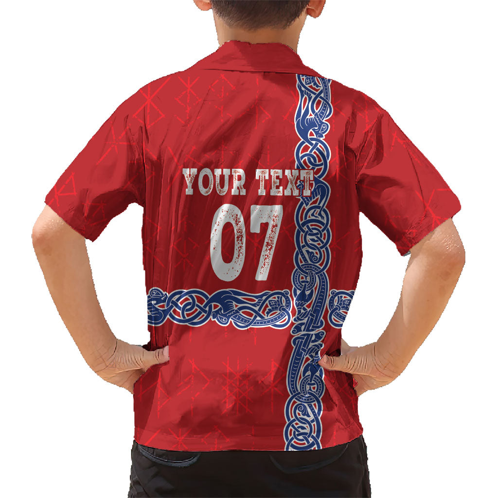 Norway Football WC2026 Custom Hawaiian Shirt Norges Landslaget Vikings