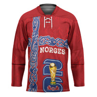 Norway Football WC2026 Custom Hockey Jersey Norges Landslaget Vikings