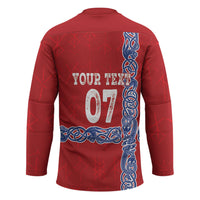 Norway Football WC2026 Custom Hockey Jersey Norges Landslaget Vikings