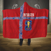 Norway Football WC2026 Hooded Blanket Norges Landslaget Vikings