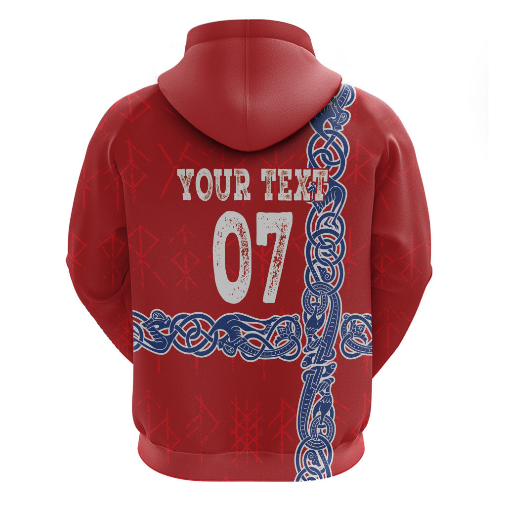 Norway Football WC2026 Custom Hoodie Norges Landslaget Vikings
