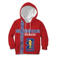 Norway Football WC2026 Custom Kid Hoodie Norges Landslaget Vikings