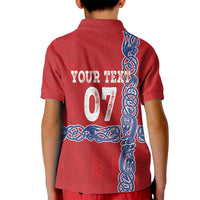 Norway Football WC2026 Custom Kid Polo Shirt Norges Landslaget Vikings