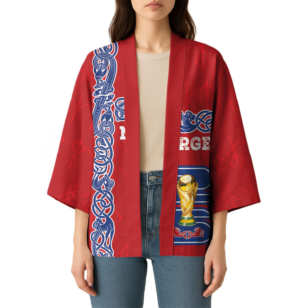 Norway Football WC2026 Custom Kimono Norges Landslaget Vikings