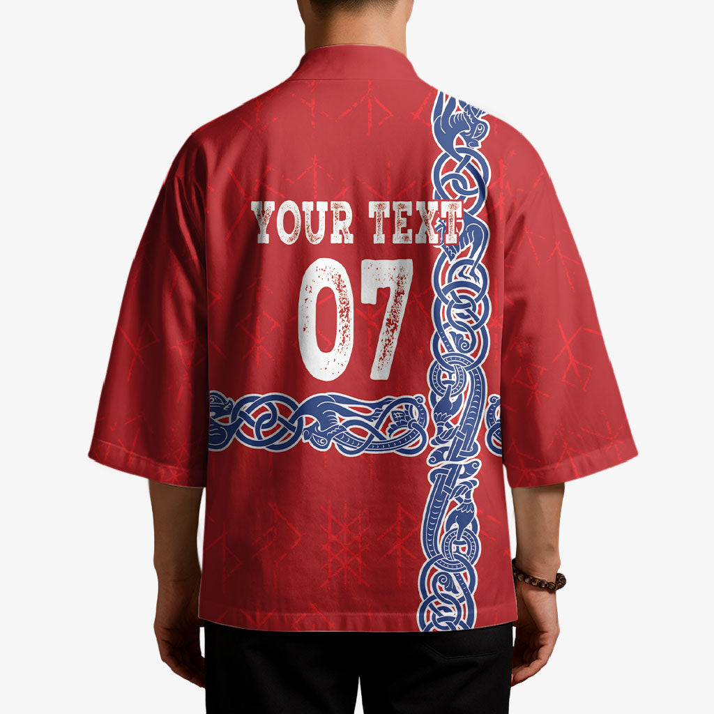 Norway Football WC2026 Custom Kimono Norges Landslaget Vikings