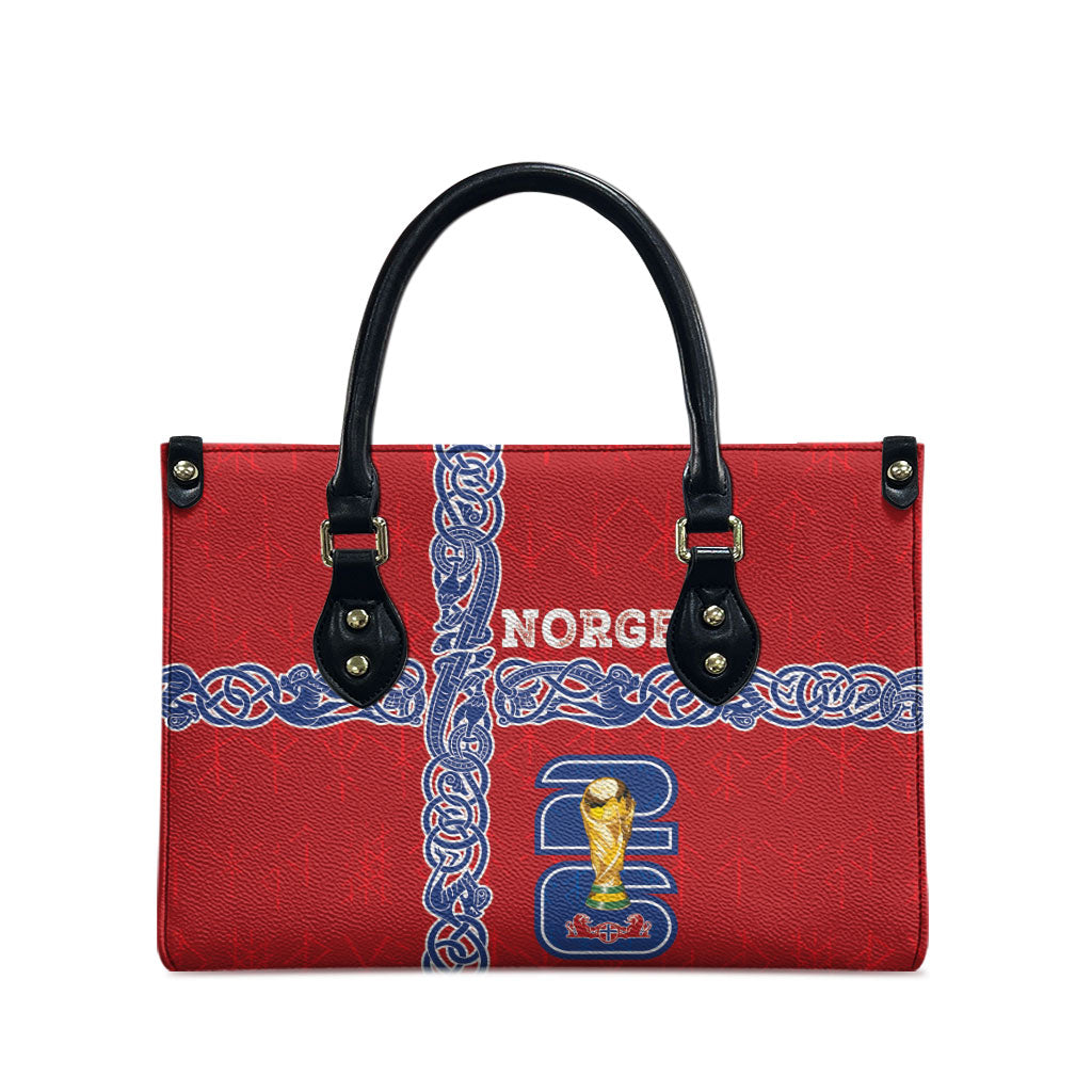 Norway Football WC2026 Leather Bag Norges Landslaget Vikings