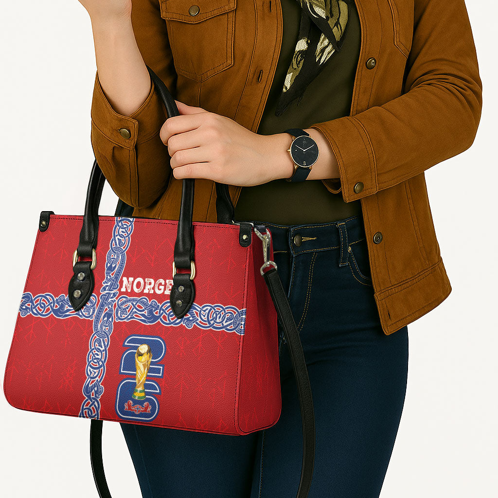Norway Football WC2026 Leather Bag Norges Landslaget Vikings