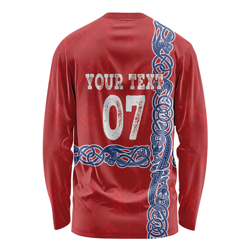 Norway Football WC2026 Custom Long Sleeve Shirt Norges Landslaget Vikings