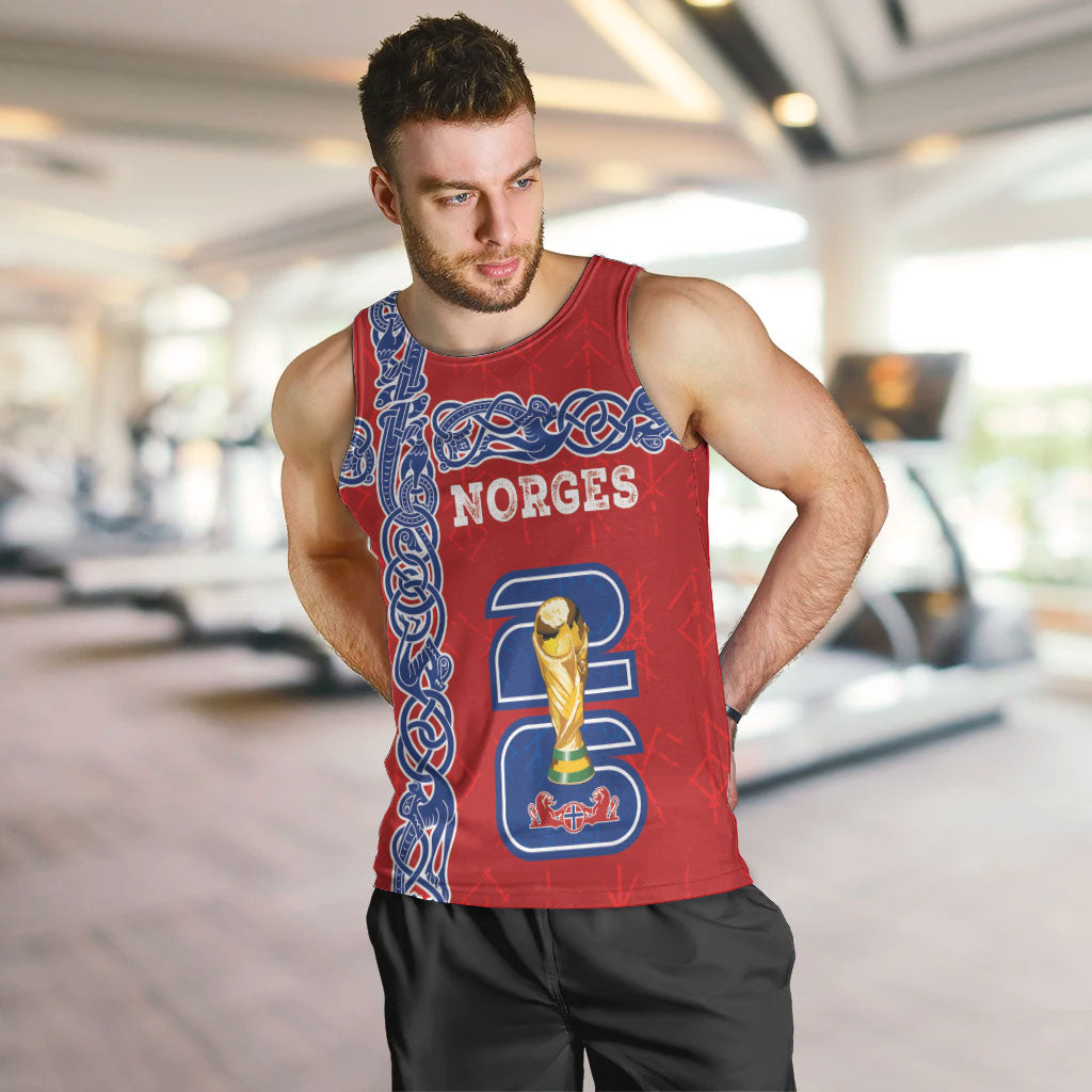 Norway Football WC2026 Custom Men Tank Top Norges Landslaget Vikings