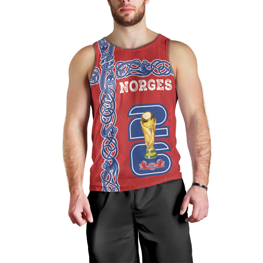 Norway Football WC2026 Custom Men Tank Top Norges Landslaget Vikings