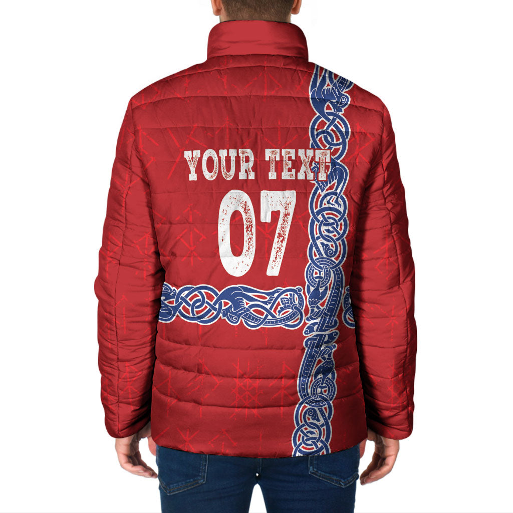 Norway Football WC2026 Custom Padded Jacket Norges Landslaget Vikings