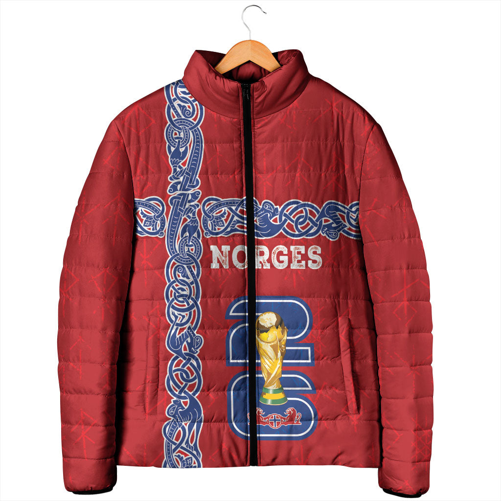 Norway Football WC2026 Custom Padded Jacket Norges Landslaget Vikings
