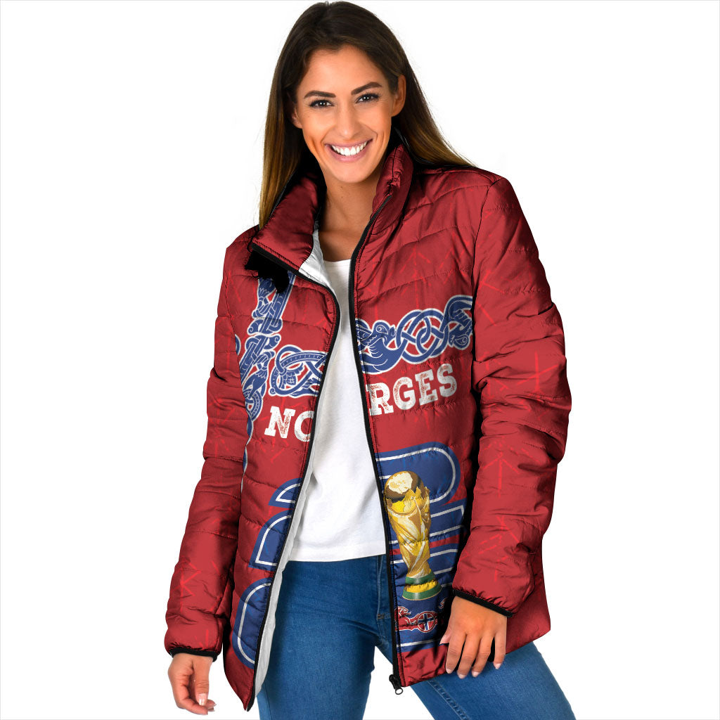 Norway Football WC2026 Custom Padded Jacket Norges Landslaget Vikings