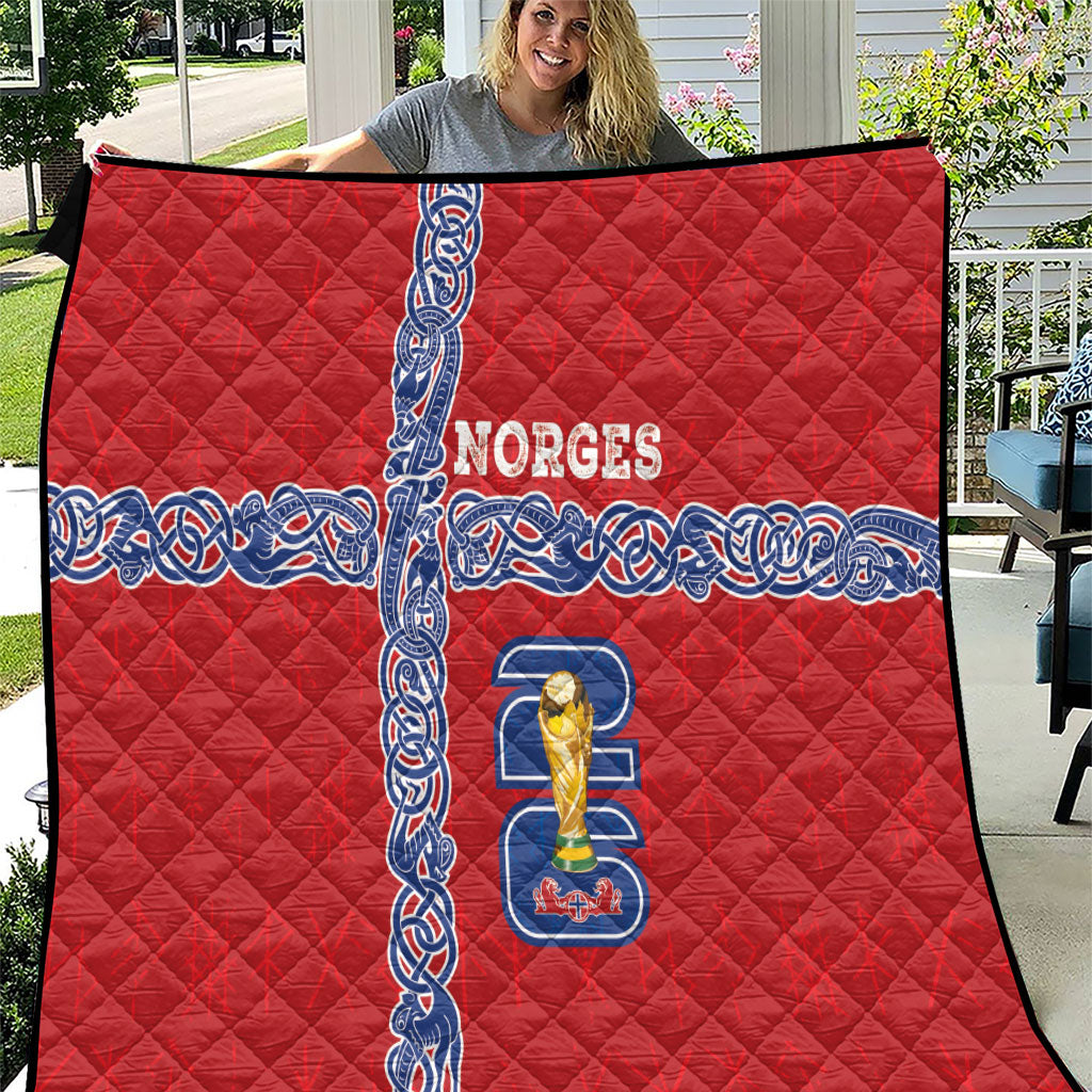Norway Football WC2026 Quilt Norges Landslaget Vikings