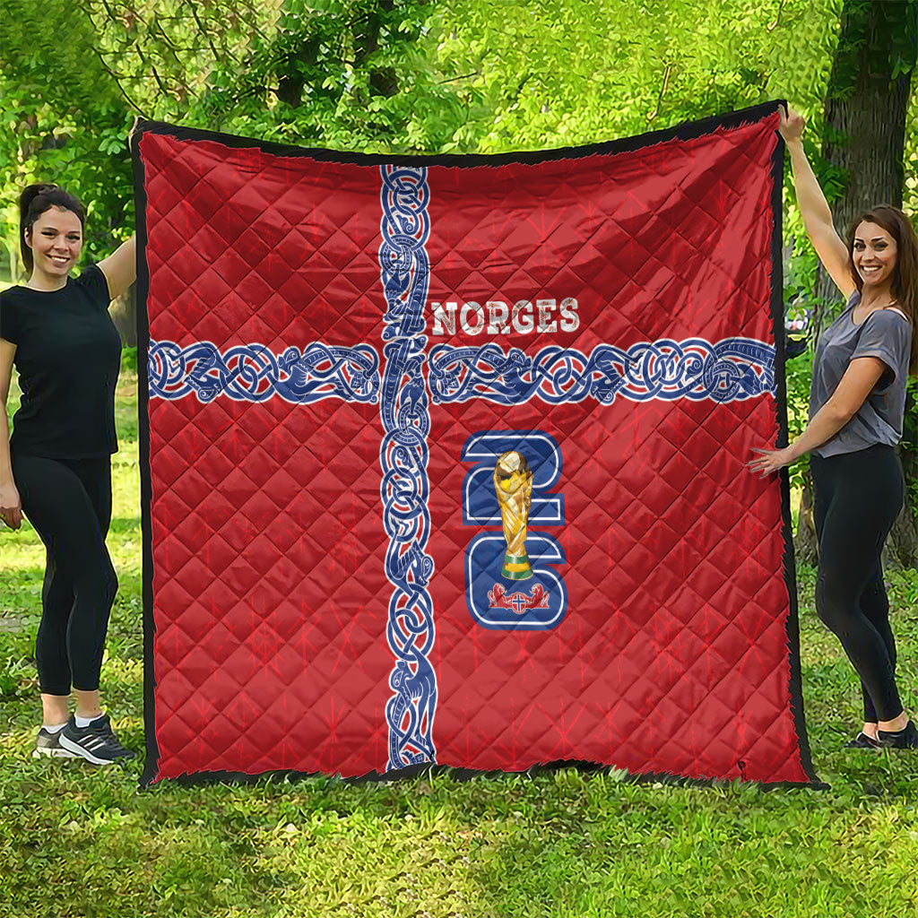 Norway Football WC2026 Quilt Norges Landslaget Vikings