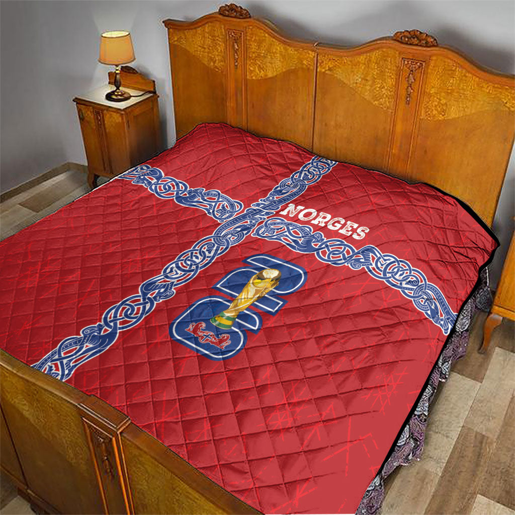 Norway Football WC2026 Quilt Norges Landslaget Vikings
