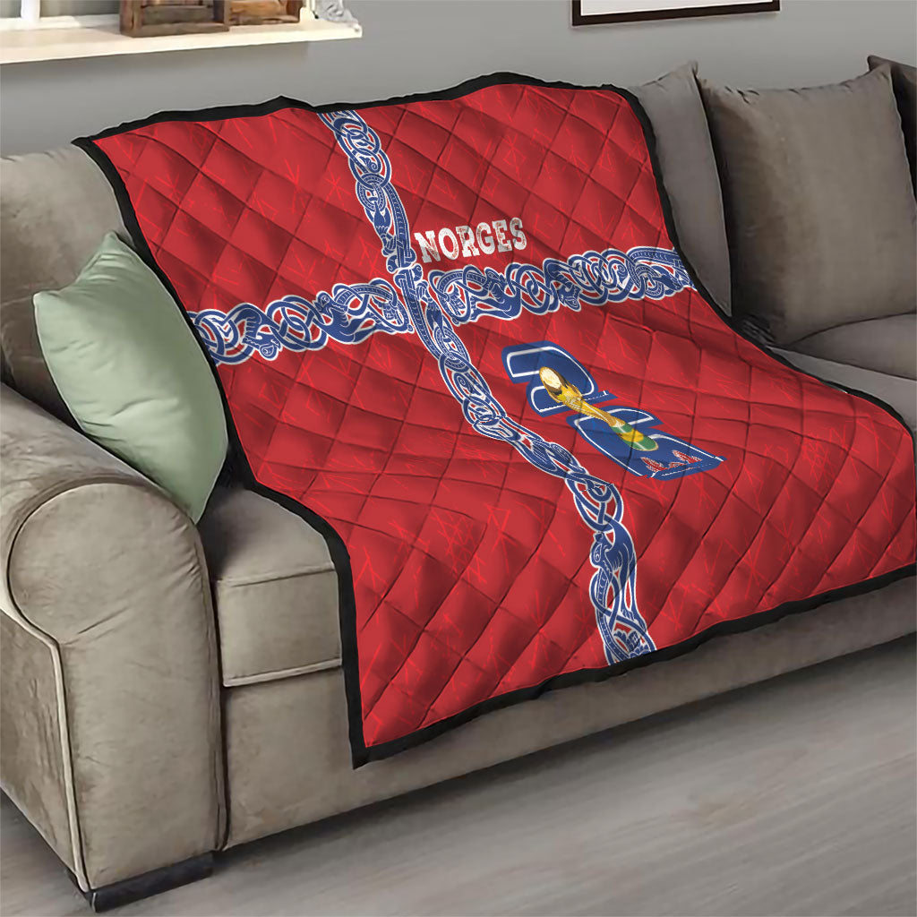 Norway Football WC2026 Quilt Norges Landslaget Vikings