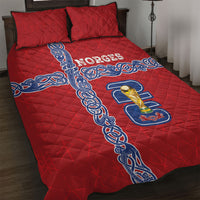 Norway Football WC2026 Quilt Bed Set Norges Landslaget Vikings